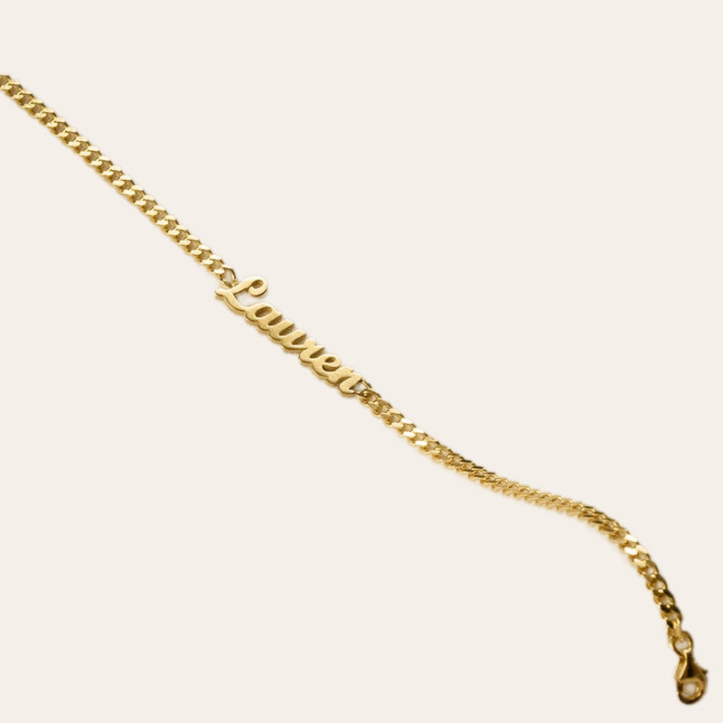 Lauren Cuban Chain Necklace - Alais Branche