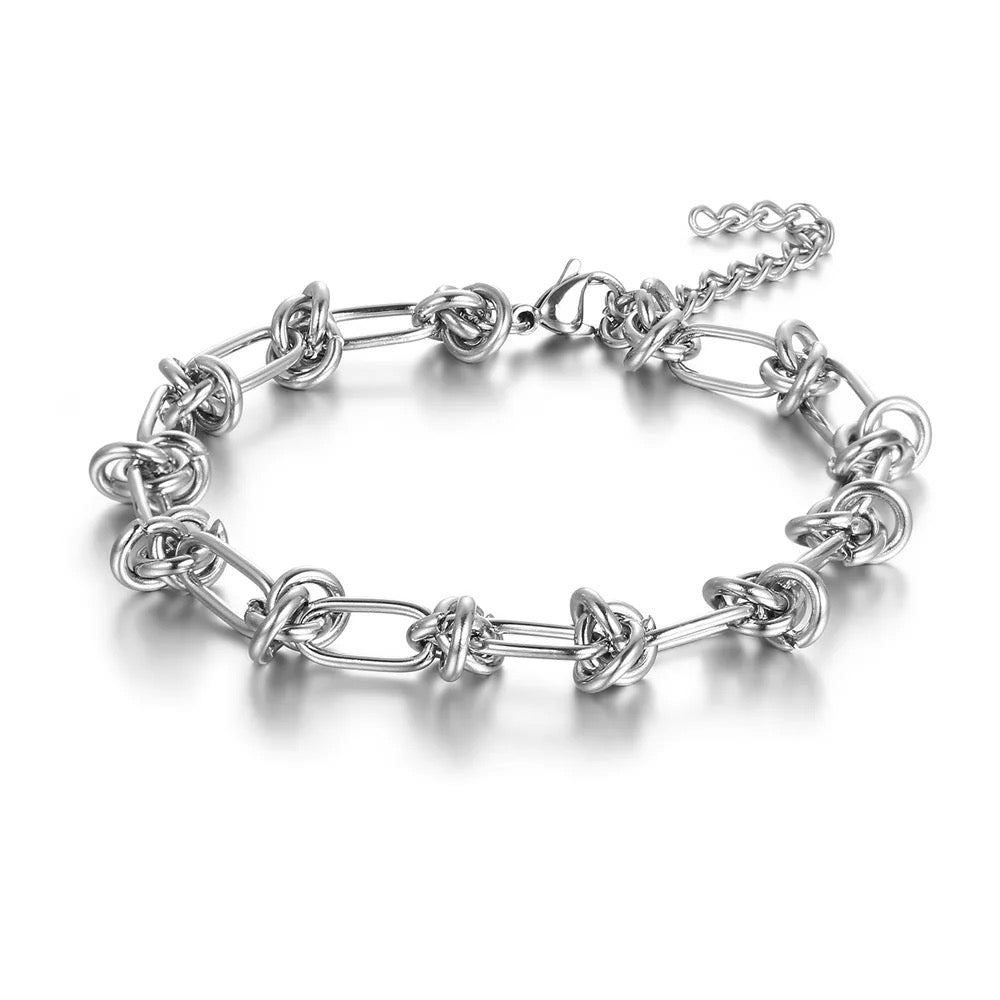 Delaney Knot "Silver" Bracelet