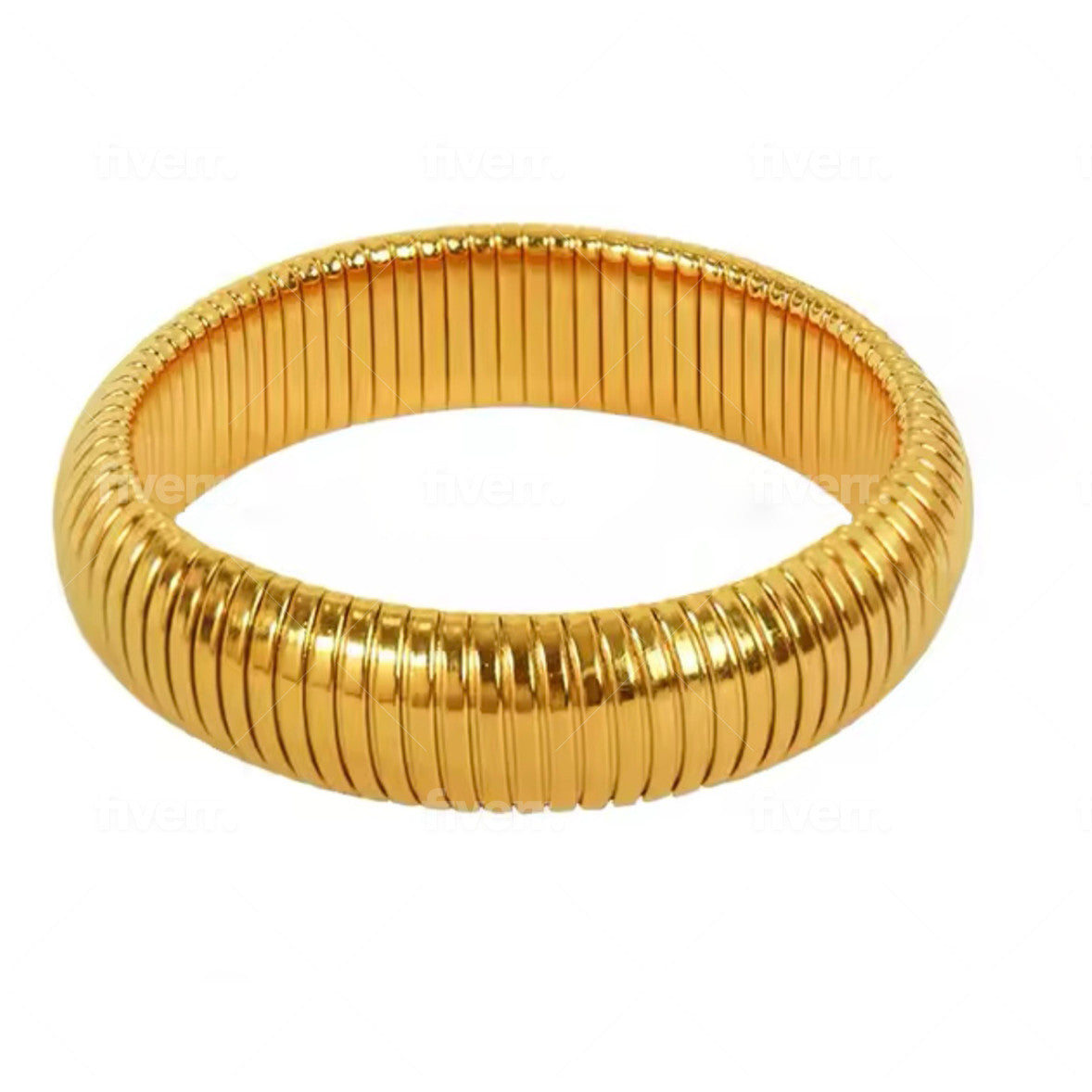 Jas Coil Bangle Bracelet