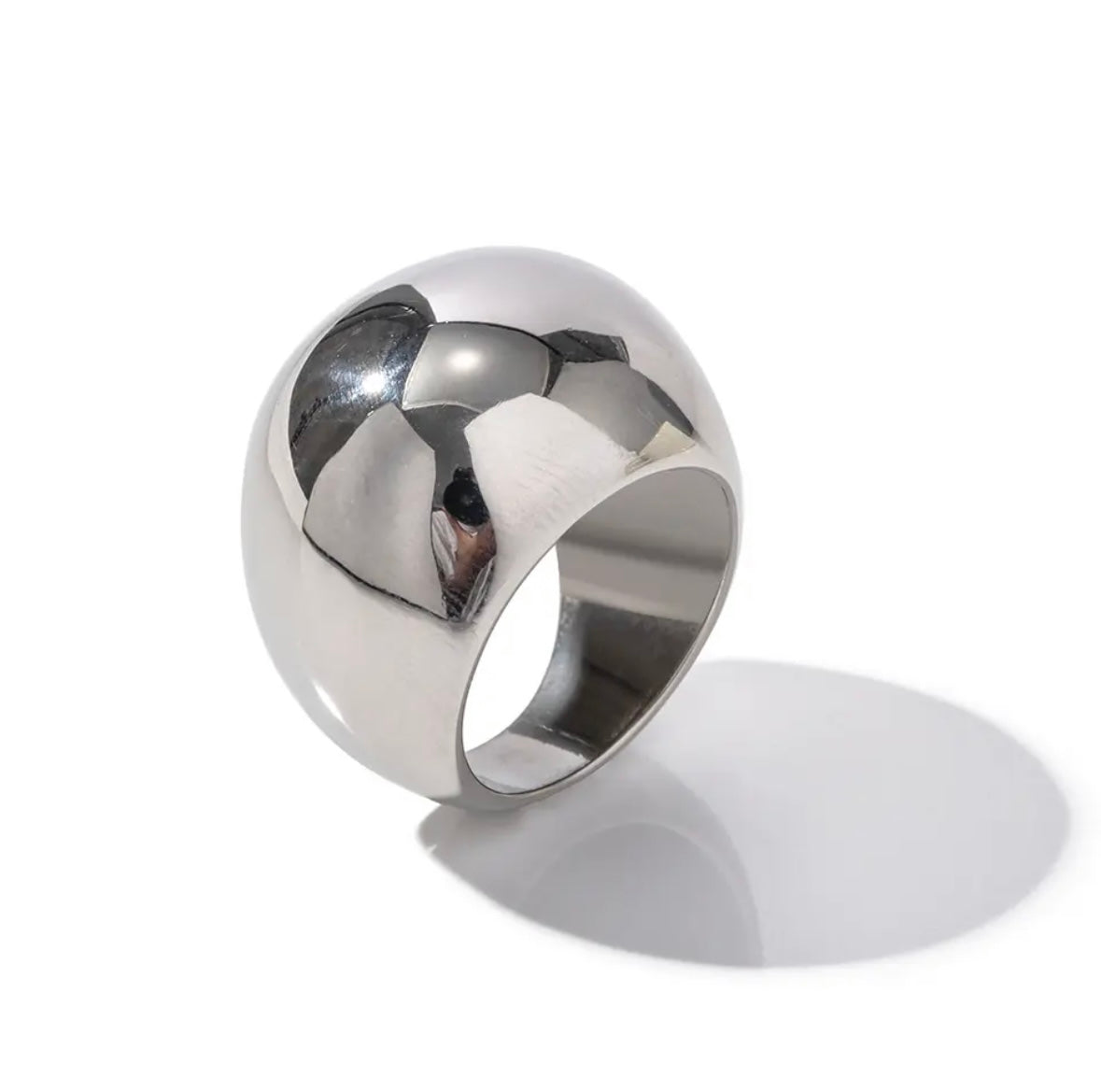 Kelly “Silver” Dome Ring