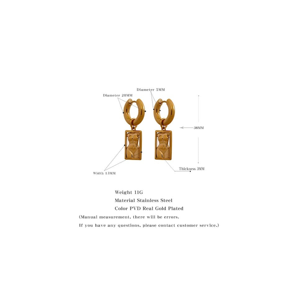 (Copy) Isabelle Love Hoop Earrings - Alais Branche