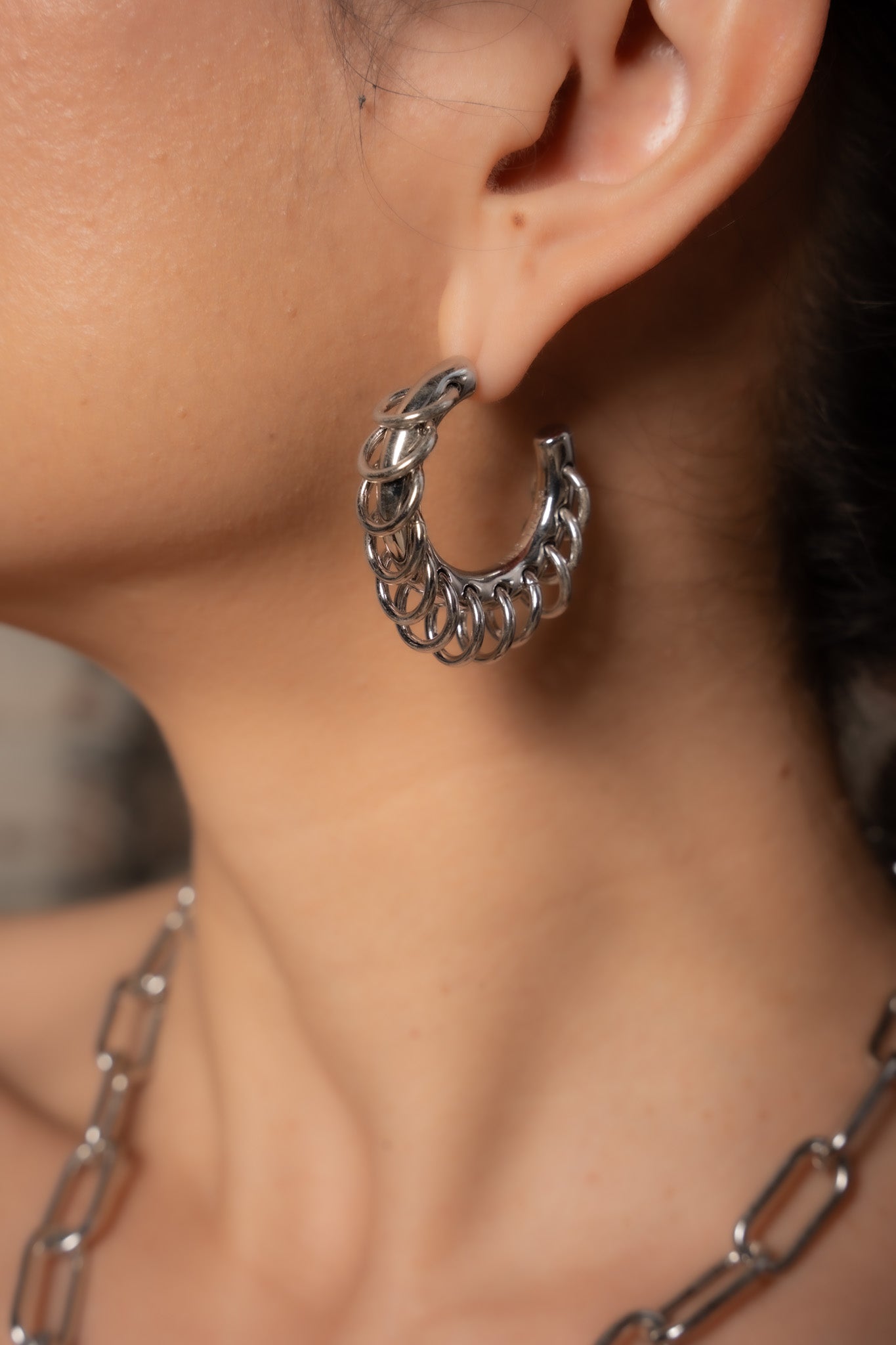 Evie “Silver” Fringe Earrings